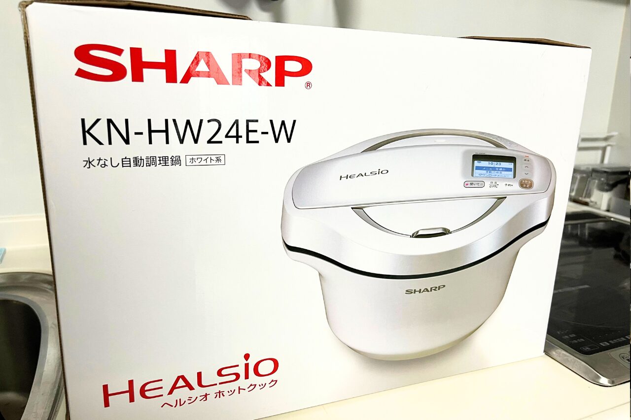 SHARP 自動調理器 KN-HW16E-R ヘルシオ ホットクック 1.6L